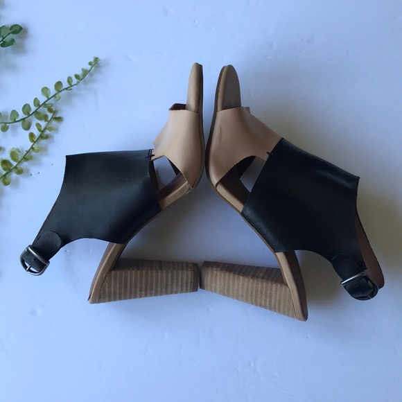 Lucky Brand Lotta heel slingback colorblock Black - Picture 5 of 8